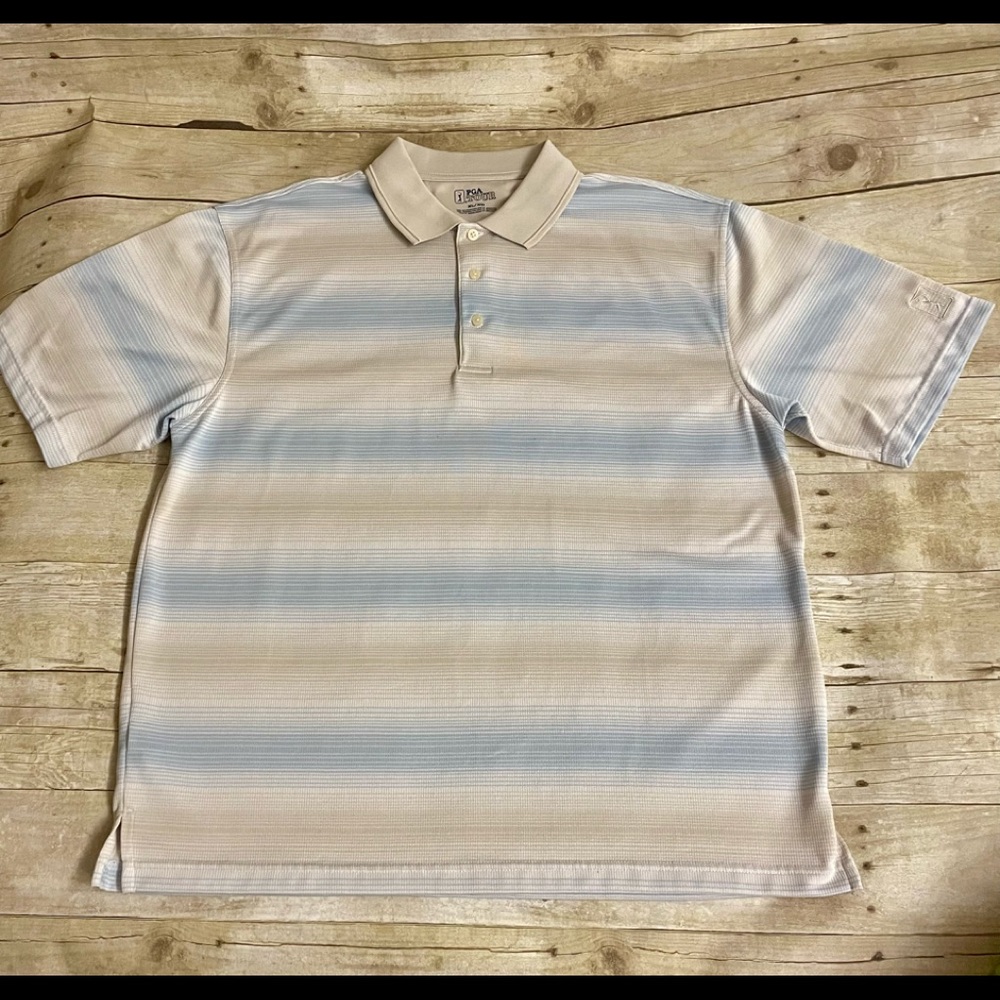 Men’s PGA Tour Golf Shirt Short Sleeve Size XL